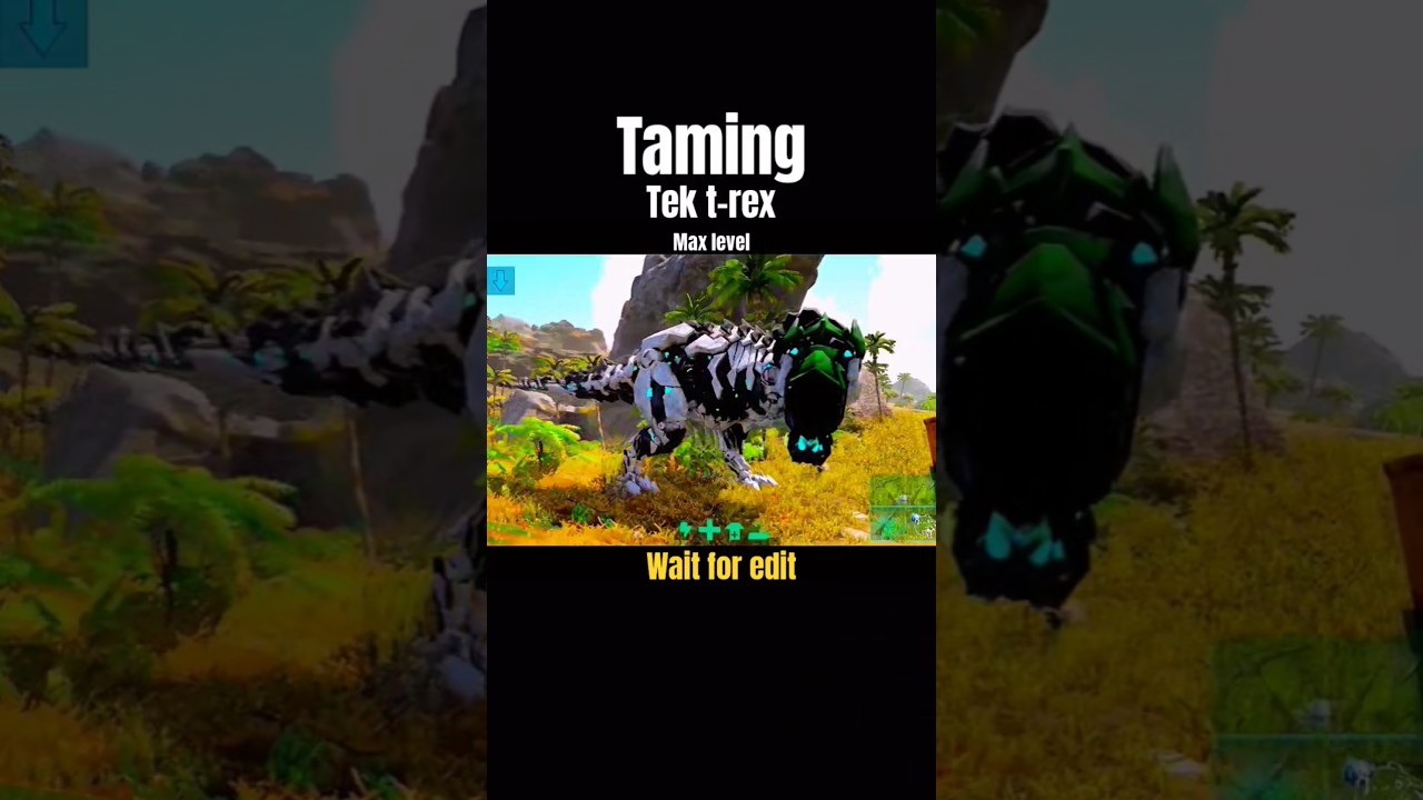 how to tame tek rex 😱 