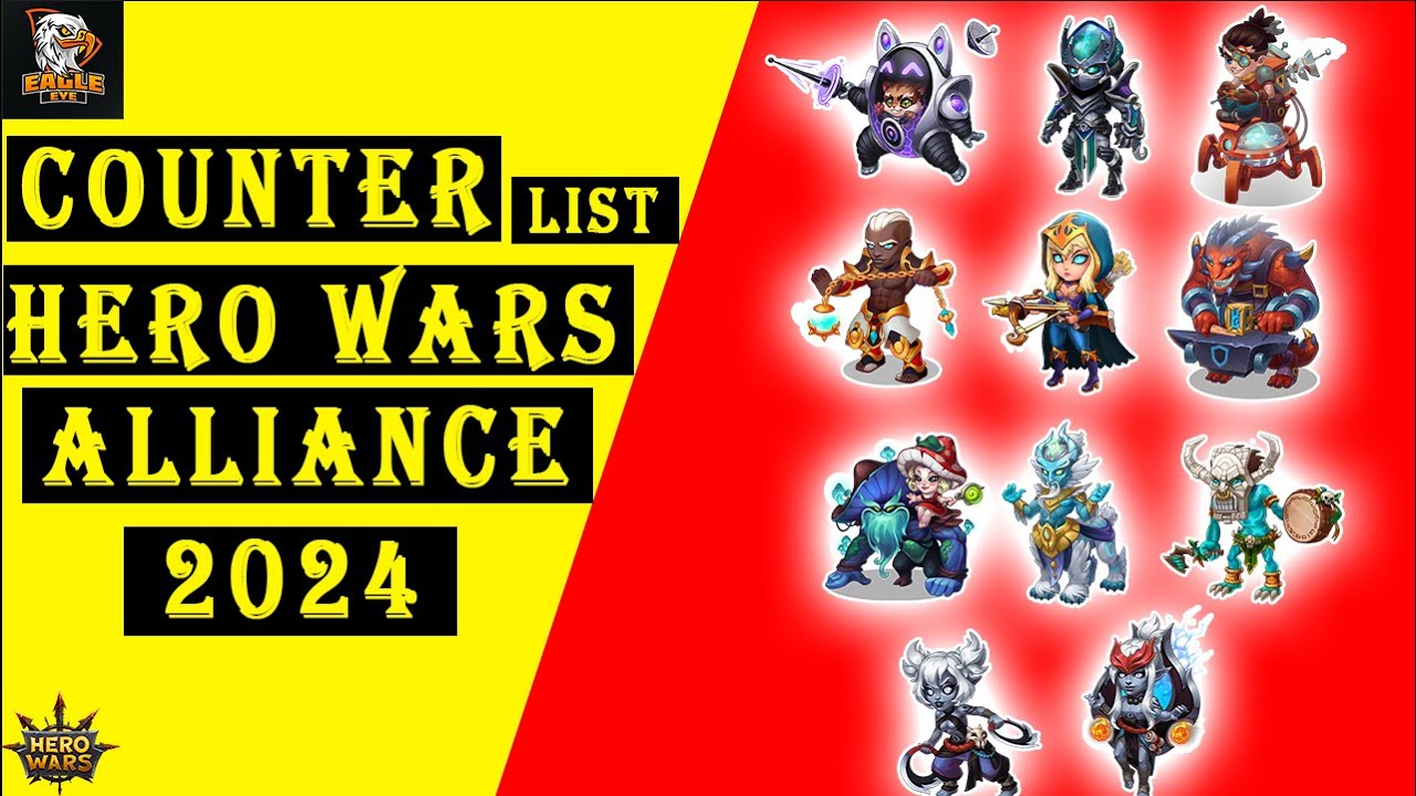Counter List Of All Factions Best Team 2024 | Hero Wars Mobile Alliance ...