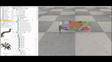 Hexapod Prototype On V-REP Simulator (Trial_1)