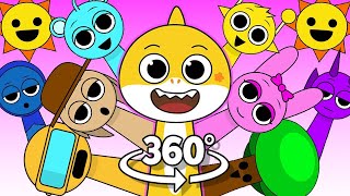 360º Vr Incredibox Sprunki Baby Shark Song Cover