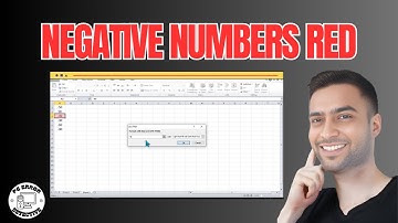 How to Make Negative Numbers Red in Excel