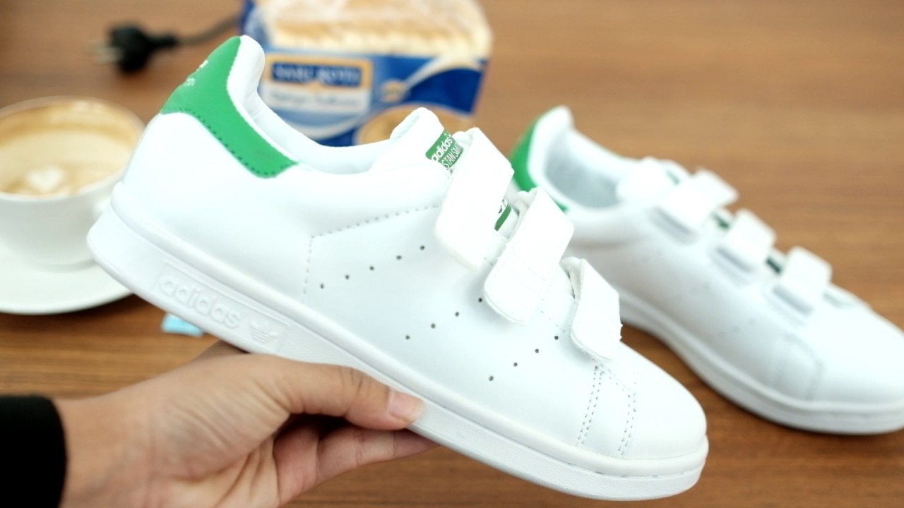 stan smith green velcro