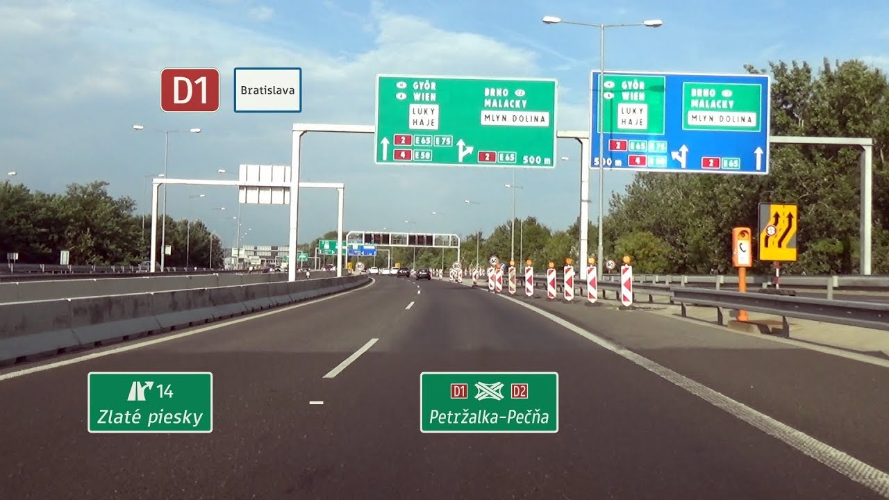 🇸🇰 D1 Братислава: Золотые пески - Петржалка-Печня (3x)