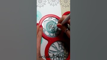 Spirograph art 💙#shorts #viral #art #satisfying #asmr #ytshorts
