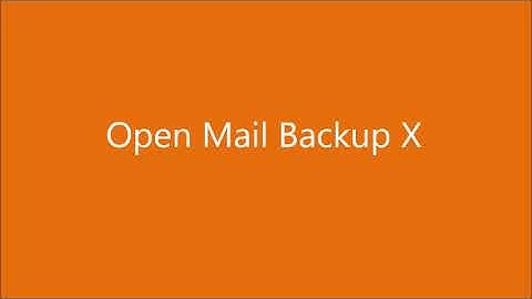 Outlook Mac Backup | Backup Outlook Mac