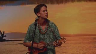 Anthony Pfluke performs MO'OKIHA O PI'ILANI at Mauiʻs Slack Key Show