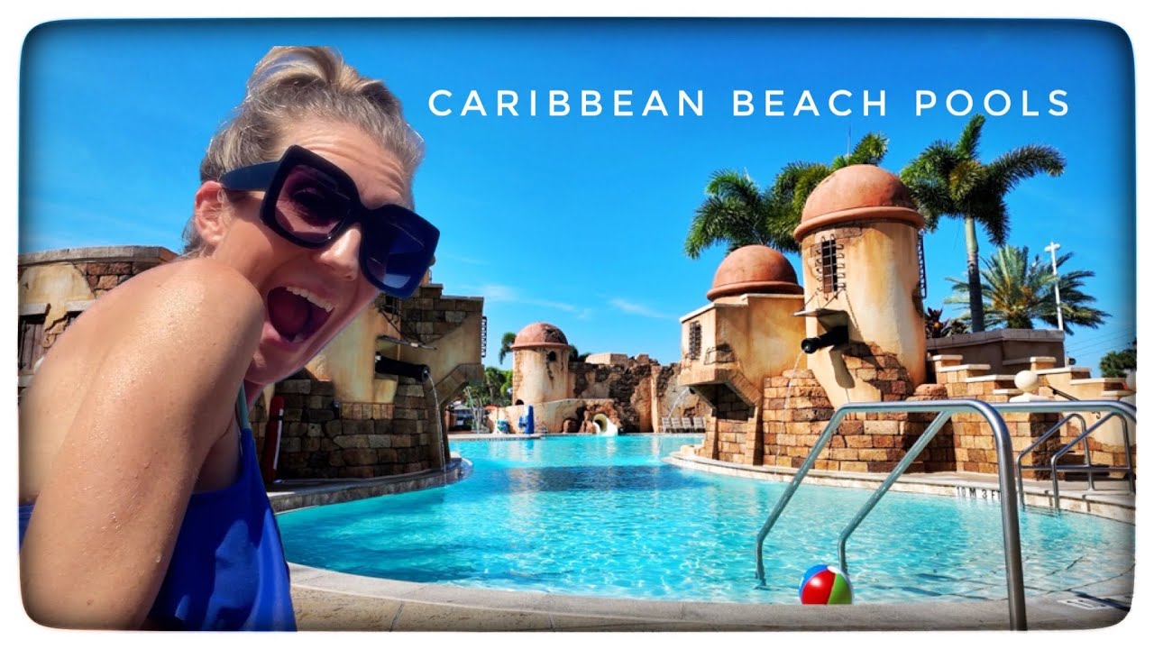 DISNEY'S CARIBBEAN BEACH RESORT POOLS | Fuentes del Morro Pool & Leisure Pools