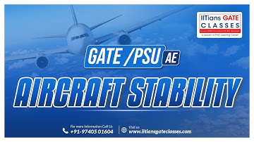 Aircraft Stability | Euler Angle & Axis Systems | GATE AE Live Online lectures | GATE AE Coaching