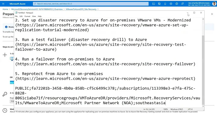 Protect VMware VMs in Azure Site Recovery  - Part 1 (Modernized)