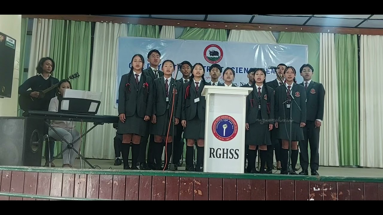 Students Choir: Rüzhükhrie Government Higher Secondary School