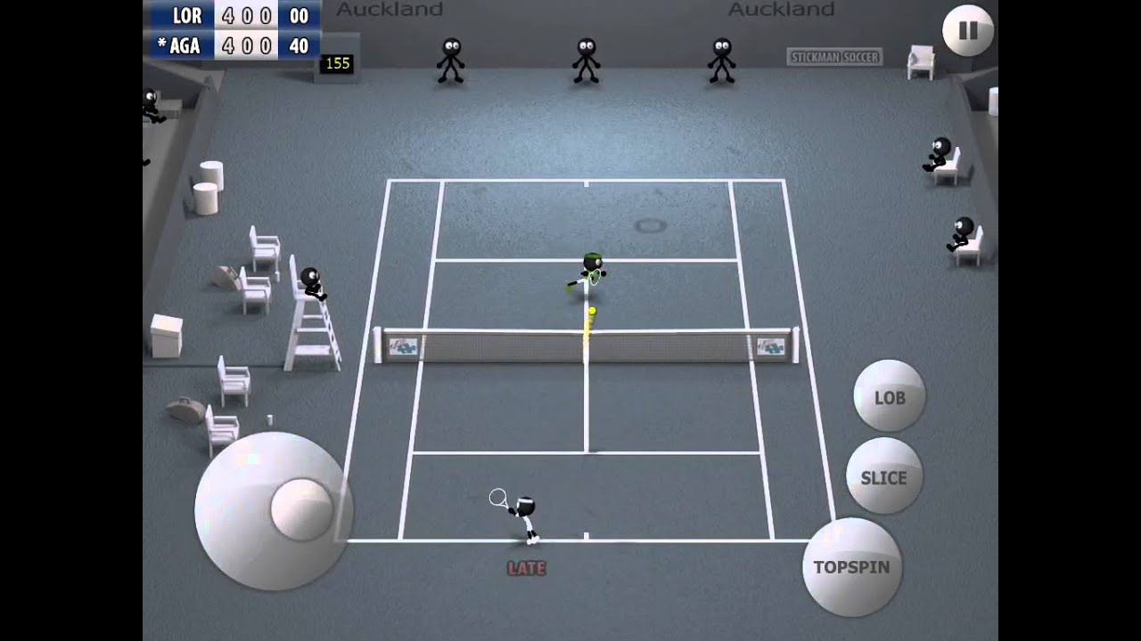 Stickman Tennis 2015 - AGASSI vs. Lorensi
