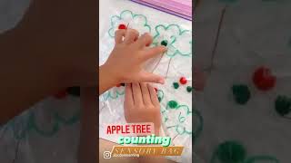 Apple Counting Sensory Bag