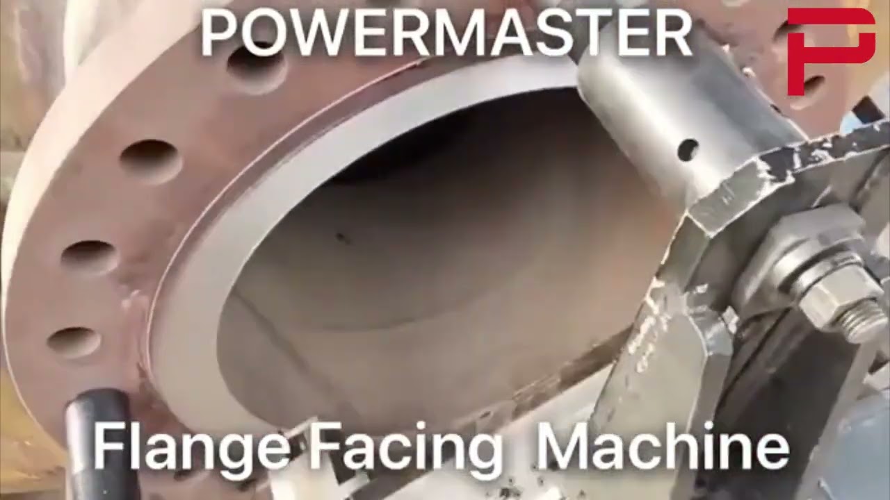 Working of Flange Facing Machine | POWERMASTER LTD 