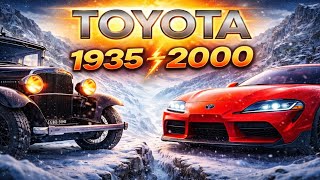 Toyota Cars Transforms 🚗 |1935-2000 | Toyota Car Evolution 