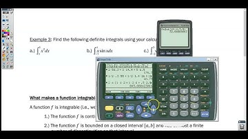 Section 6-6 Video 2- Applying Properties of Definite Integrals
