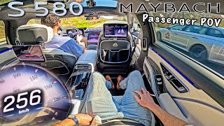 2026 Mercedes Maybach S580 Passenger Experience At Top Speed