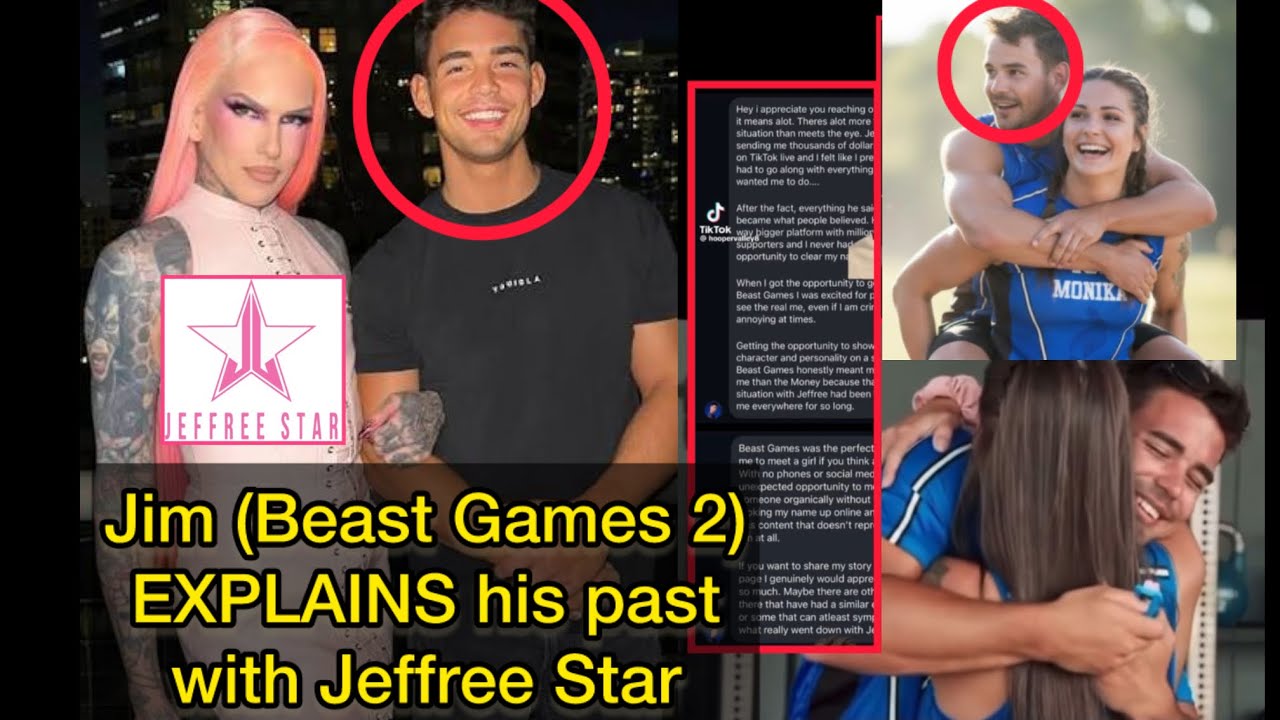 Jim Bent (from Beast Games 2) EXPLAINS his Past with Jeffree Star about their past dating rumors