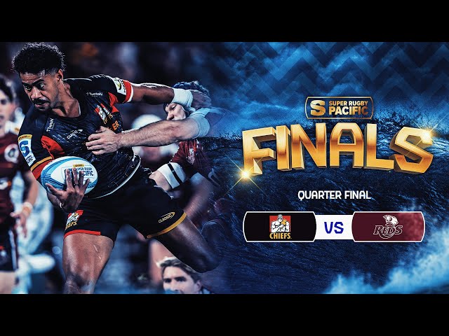 HIGHLIGHTS | CHIEFS v REDS | Super Rugby Pacific 2024 | Quarter-Finals class=