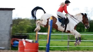 Murphy jumping up to 1m35
