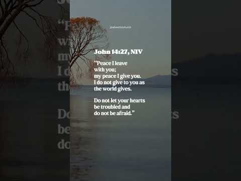 John 14:27 (NIV)