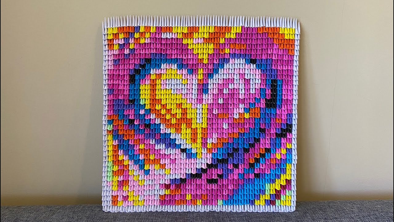 Модульное оригами картины схемы