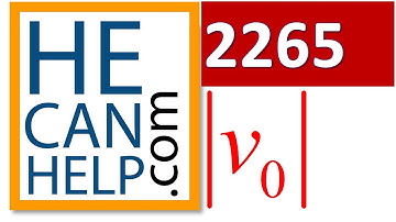 2265 {HECANHELP.COM USA} TEST + [LINEAR MOTION] Physics T=0 s Initial Speed