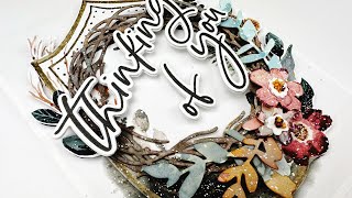 Create a Soft Watercolor Look With Die Cuts and Patterned Paper With Mari screenshot 5