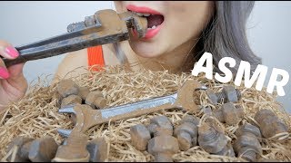 ASMR CHOCOLATE TOOL | *NO TALKING Soft Eating Sounds | N.E Let's Eat