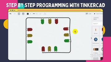 Arduino Traffic Light Tutorial: Simulating a 4-Way Traffic Signal System in Tinkercad
