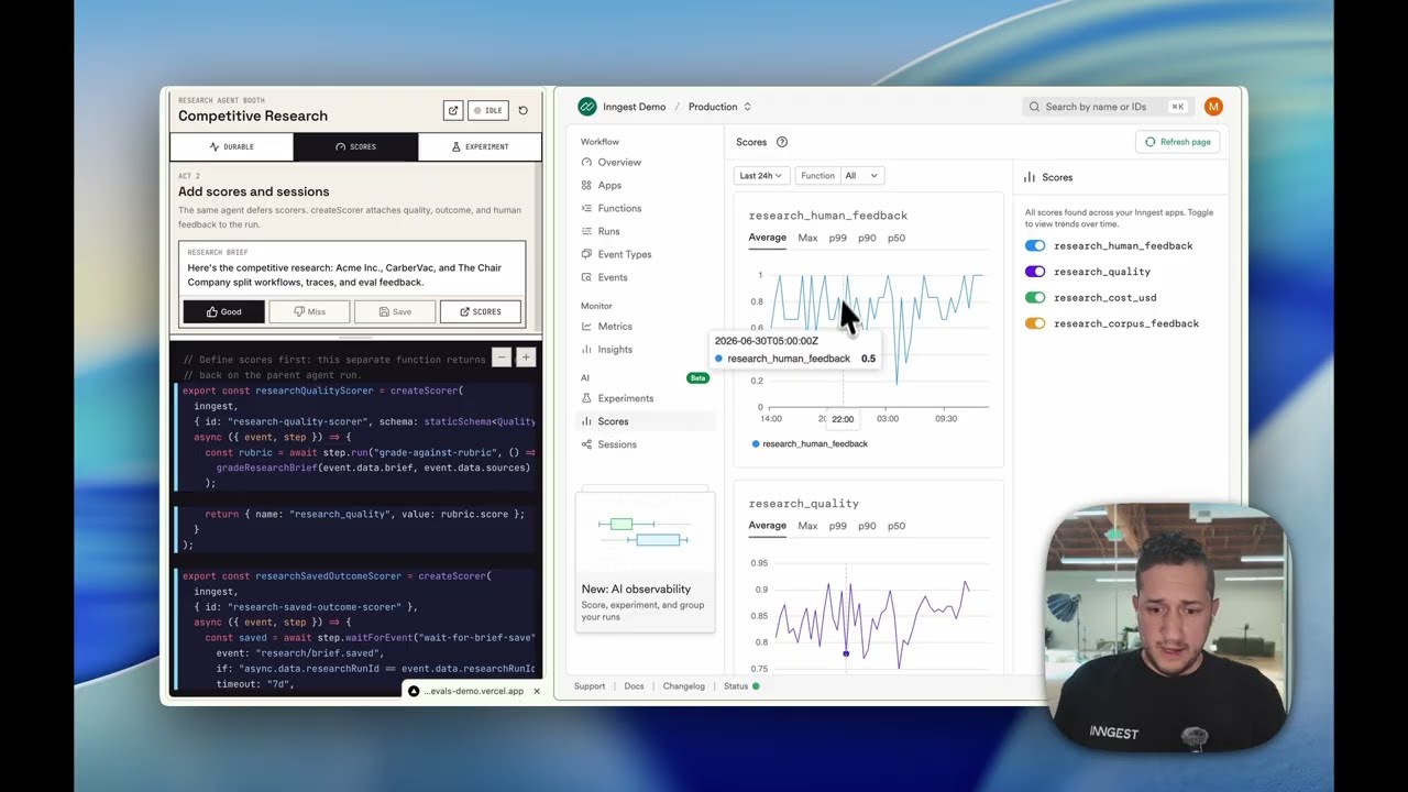 Agent Evals: Test, Score & Improve Your AI Agents in Production | Inngest