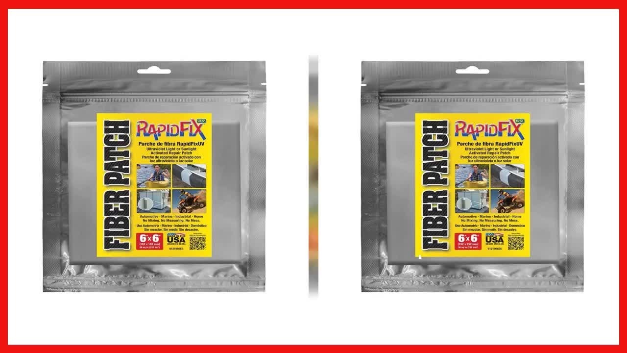 RapidFix UV Fiber Repair Patch 6x 6, 6121966ES