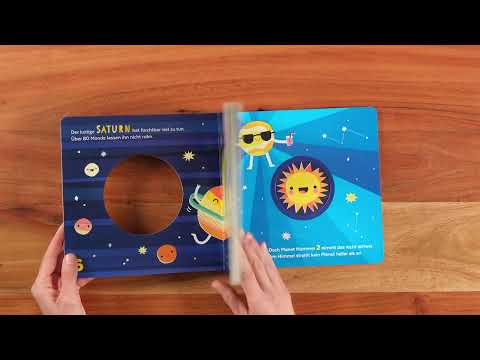 Unsere 8 Planeten - Pappbilderbuch mit Stanzung ab 3 Jahren | Blättervideo