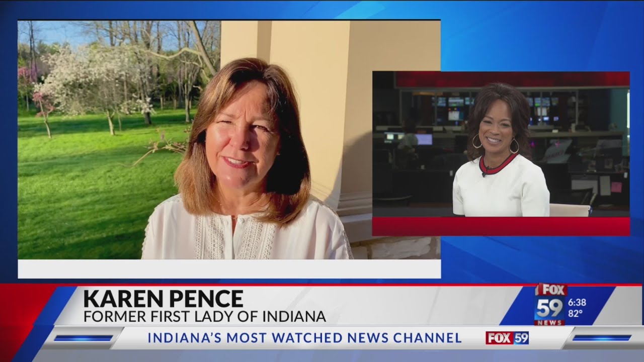 Former second lady, Karen Pence, wishes Fanchon good luck in her new career