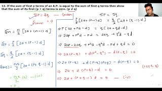CLASS 10TH ARITHMETIC PROGRESSION (PROBLEM SET 3) Q12 TO Q14