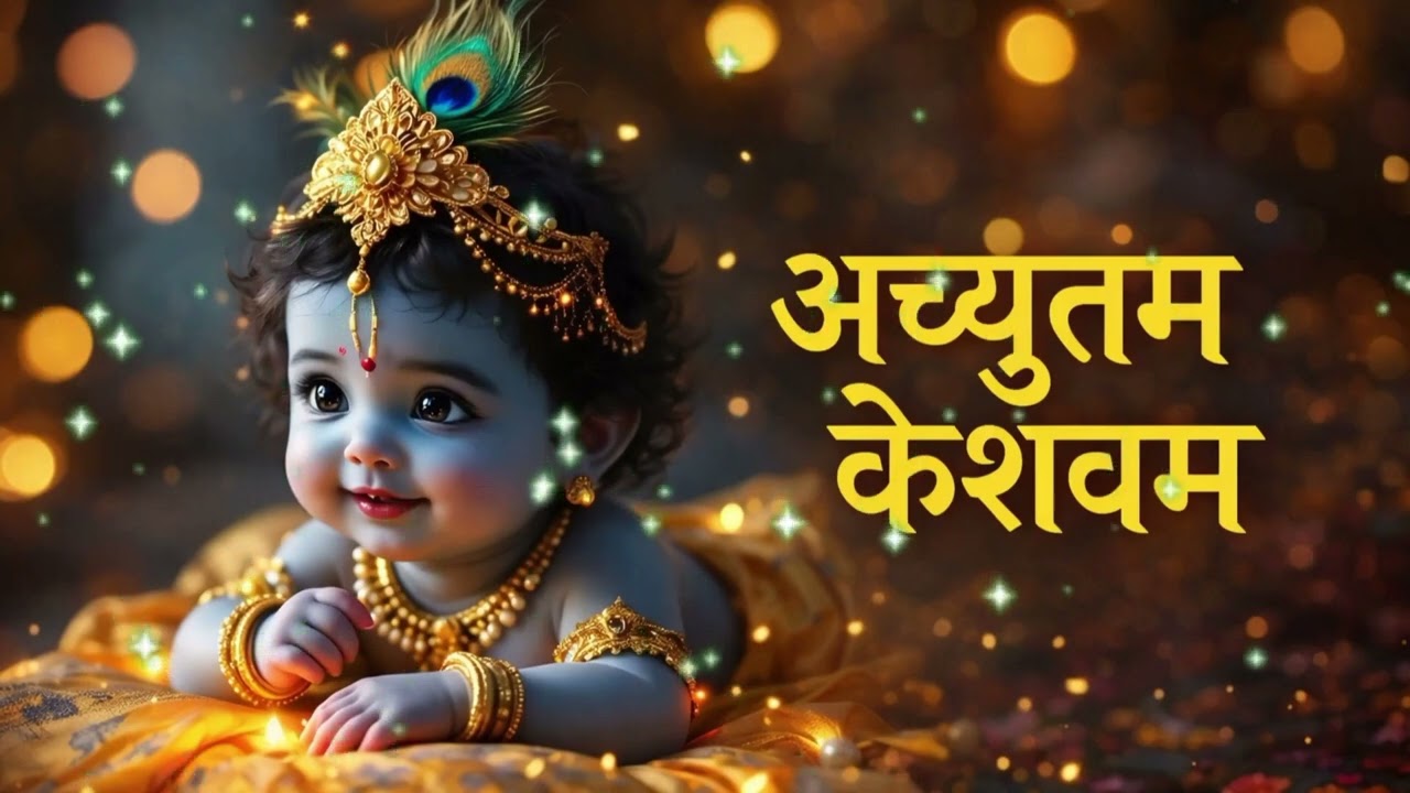 अच्युतम केशवम - Lyrical | Achyutam Keshavam Krishna Damodaram | कौन कहता है भगवान आते नहीं