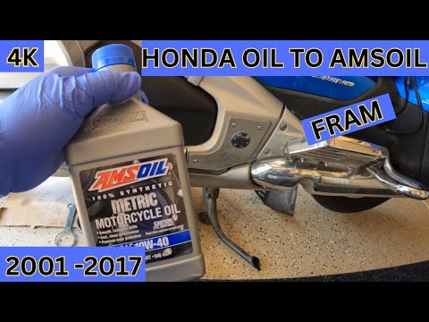 Oil Change Kit For 2001-2017 Honda Gold Wing GL1800 A/B/C - Semi Synthetic Blend 7 thumbnail image