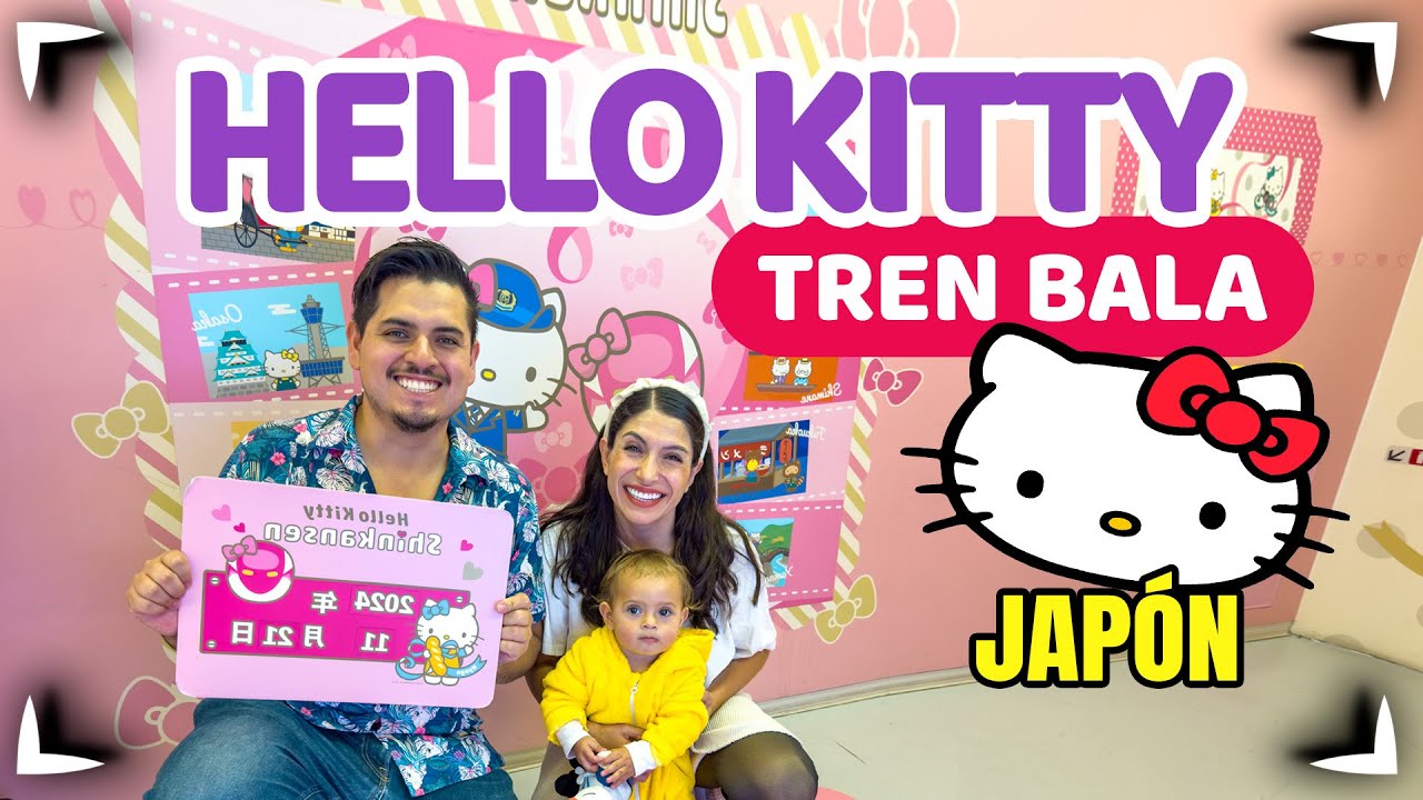 Así es por dentro el tren bala de Hello Kitty 🚅🇯🇵 ¡shinkansen muy kawaii!