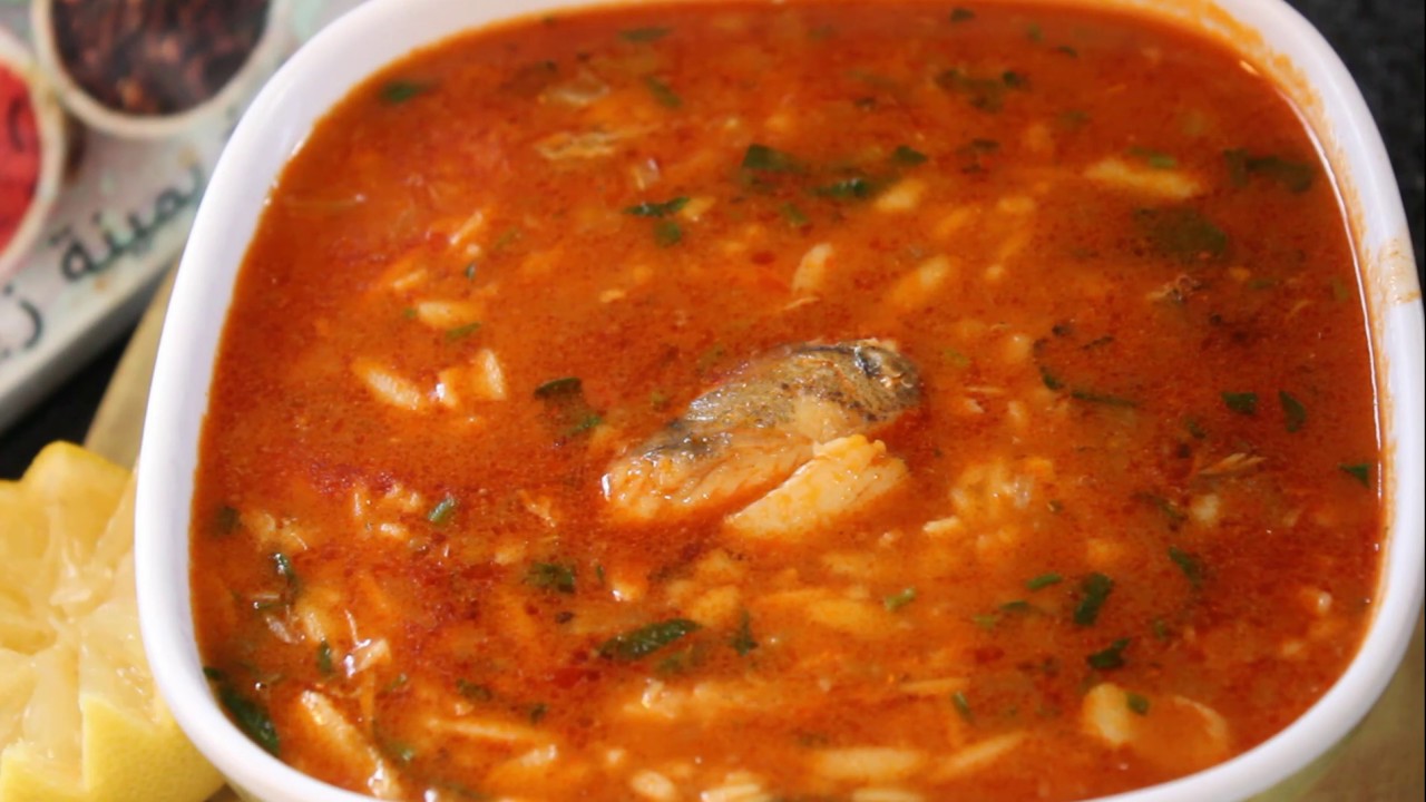 شربة  بالحوت  تونسية  بطريقة  ساهلة  و لذيذة