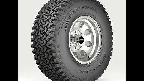 3D Model of Off road wheel and tire Review