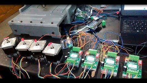 3 Axis Stepper motor programming by using Arduino Uno board