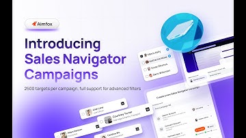 How Aimfox Natively Integrates Sales Navigator to Streamline B2B Prospecting