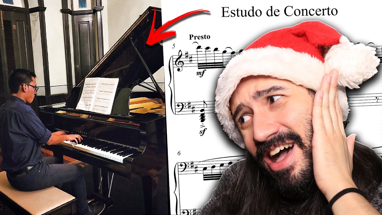 UM PIANISTA TOCOU MINHA MÚSICA ( react ) - Franz Ventura