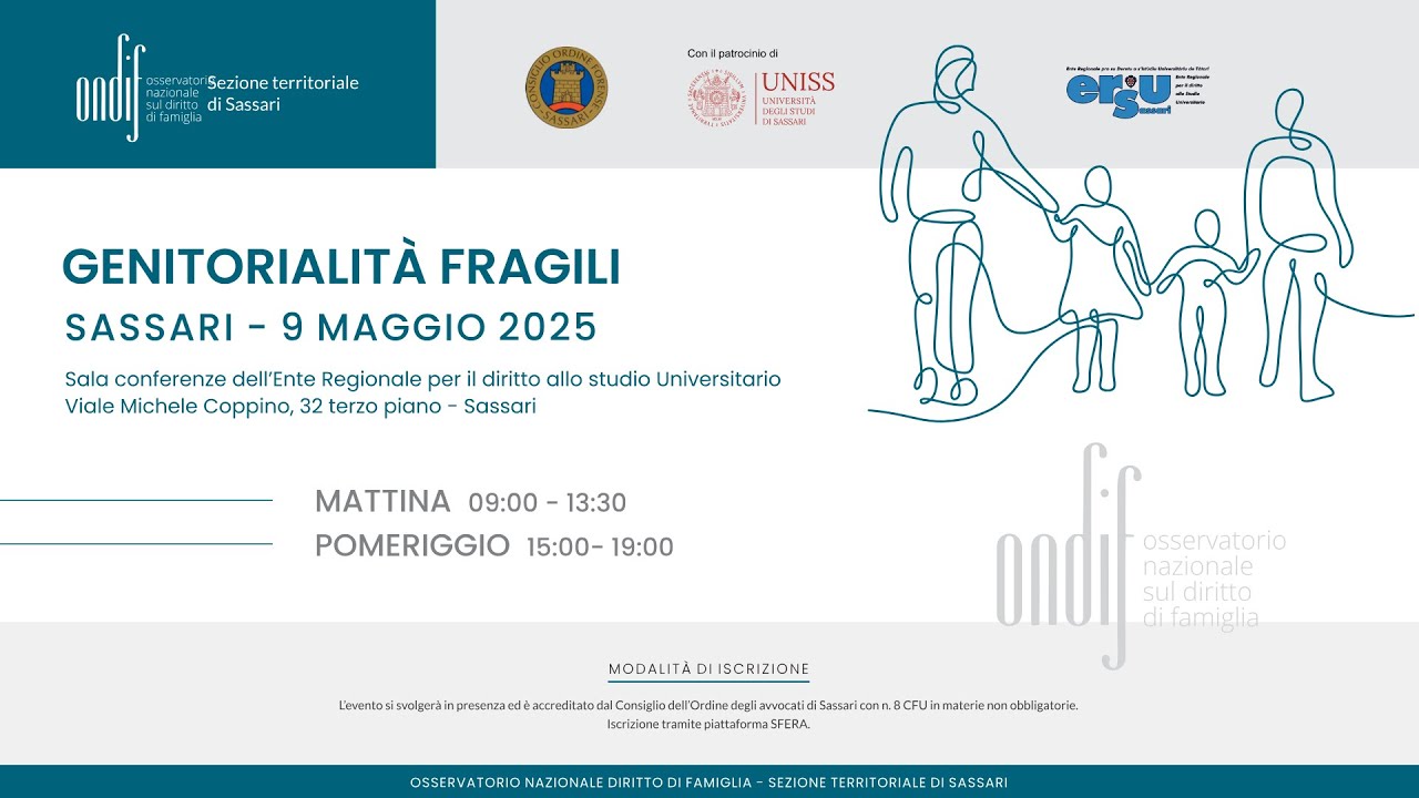 Genitorialità Fragili - Sala conferenze ERSU Sassari