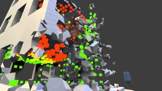 Real-time Shattering - Grid based calculation of forces