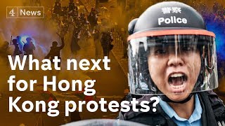 China and Hong Kong leader condemn ‘violent’ protesters