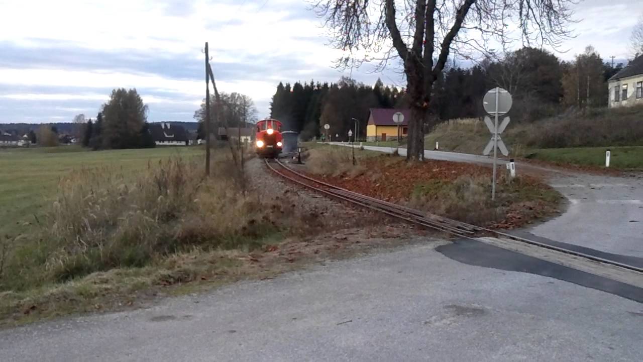 Waldviertler Schmalspurbahn Diesellok 2091.09 in Aalfang