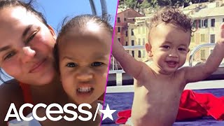 Chrissy Teigen And John Legend's Kids Luna And Miles Are Life Of The Party On Vacation!