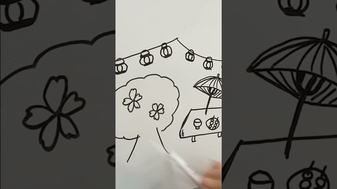 what are you drawing? - Ohanami