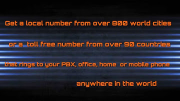 How to get a global phone number World Call Forwarding