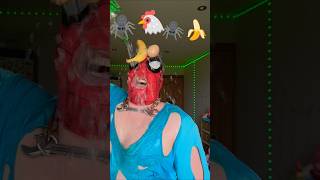 Spider Chicken Spider Banana 😅 Brain Rot Super Hero Cosplay #shorts #comedy #trending